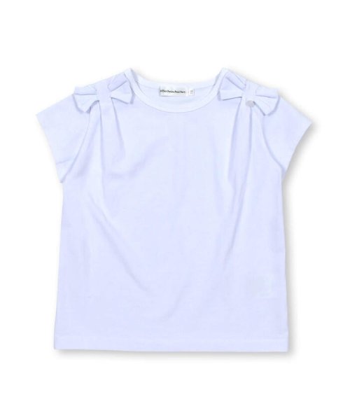 BeBe Petits Pois Vert(ベベ プチ ポワ ヴェール)/【店舗限定】肩リボンTシャツ(95~150cm)/img04