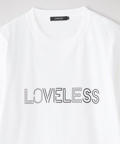 LOVELESS　MENS(ラブレス　メンズ)/イレギュラーロゴTシャツ/img02