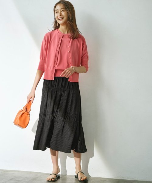 【洗える・6色展開】CANDYボタン 半袖カーディガン 人気・おすすめ｜使いやすい・旅行におすすめ 品質保証 全国発送