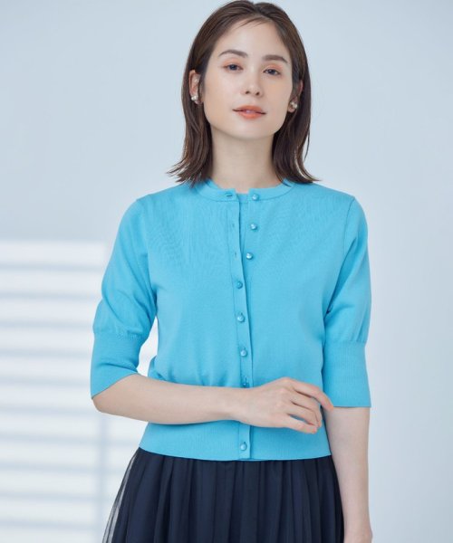 【洗える・6色展開】CANDYボタン 半袖カーディガン 人気・おすすめ｜使いやすい・旅行におすすめ 品質保証 全国発送