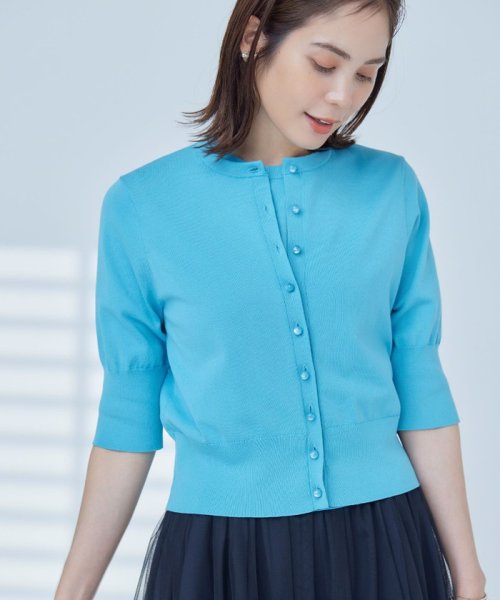 【洗える・6色展開】CANDYボタン 半袖カーディガン 人気・おすすめ｜使いやすい・旅行におすすめ 品質保証 全国発送