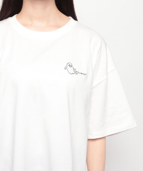 NICE CLAUP OUTLET(ナイスクラップ　アウトレット)/オバケプリント刺繍Tシャツ/img17