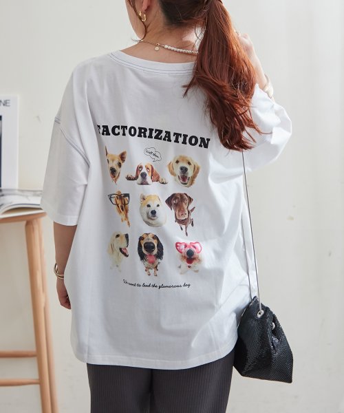 NICE CLAUP OUTLET(ナイスクラップ　アウトレット)/犬集合Tシャツ/img03