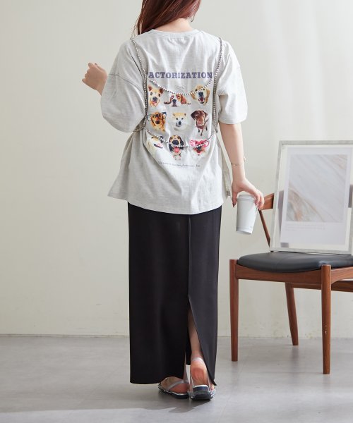NICE CLAUP OUTLET(ナイスクラップ　アウトレット)/犬集合Tシャツ/img05