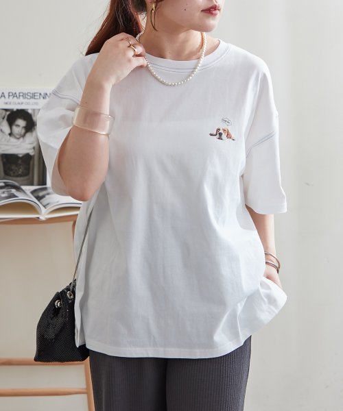 NICE CLAUP OUTLET(ナイスクラップ　アウトレット)/犬集合Tシャツ/img18
