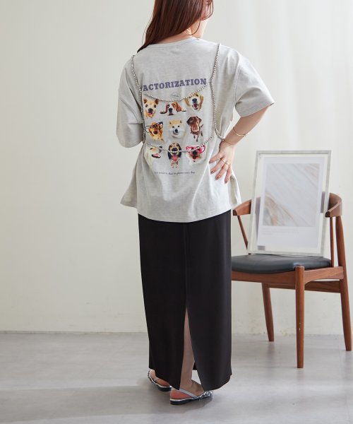 NICE CLAUP OUTLET(ナイスクラップ　アウトレット)/犬集合Tシャツ/img19