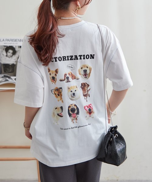 NICE CLAUP OUTLET(ナイスクラップ　アウトレット)/犬集合Tシャツ/img20