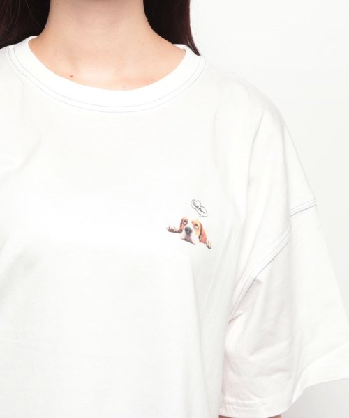 NICE CLAUP OUTLET(ナイスクラップ　アウトレット)/犬集合Tシャツ/img26