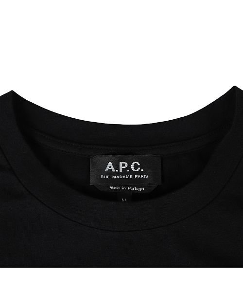 A.P.C.(アーペーセー)/ A.P.C. アーペーセー Tシャツ 半袖 メンズ ITEM ブラック 黒/img03