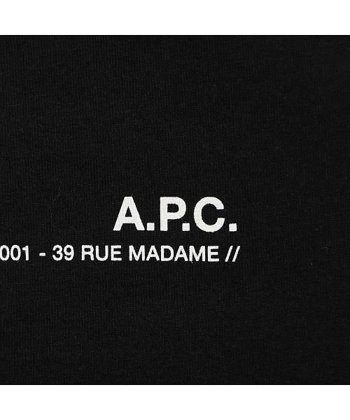 A.P.C.(アーペーセー)/ A.P.C. アーペーセー Tシャツ 半袖 メンズ ITEM ブラック 黒/img07