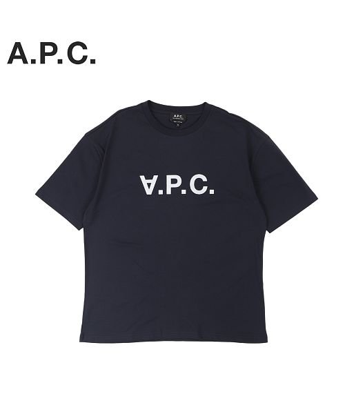 A.P.C.(アーペーセー)/ A.P.C. アーペーセー Tシャツ 半袖 メンズ RIVER ダーク ネイビー/img01