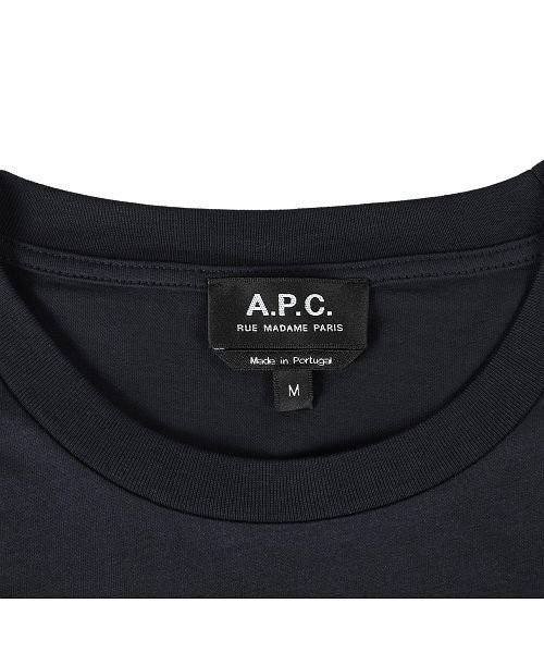 A.P.C.(アーペーセー)/ A.P.C. アーペーセー Tシャツ 半袖 メンズ RIVER ダーク ネイビー/img03