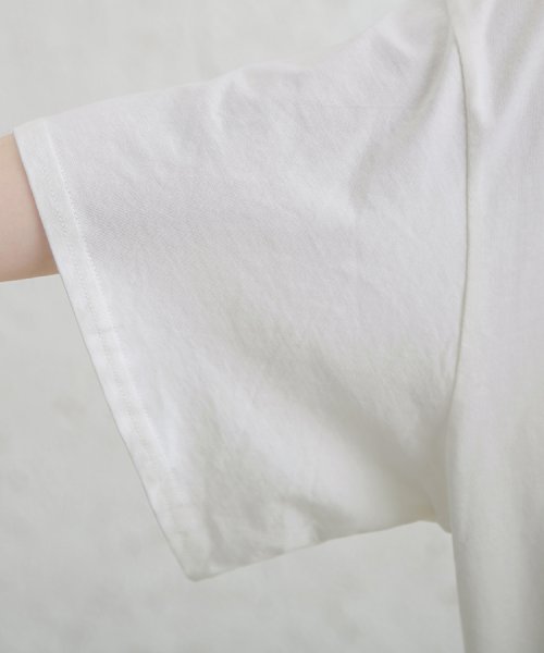 Doux Belle(ドゥーベル)/ロゴTシャツ 半袖Tシャツ 体型カバー/img25