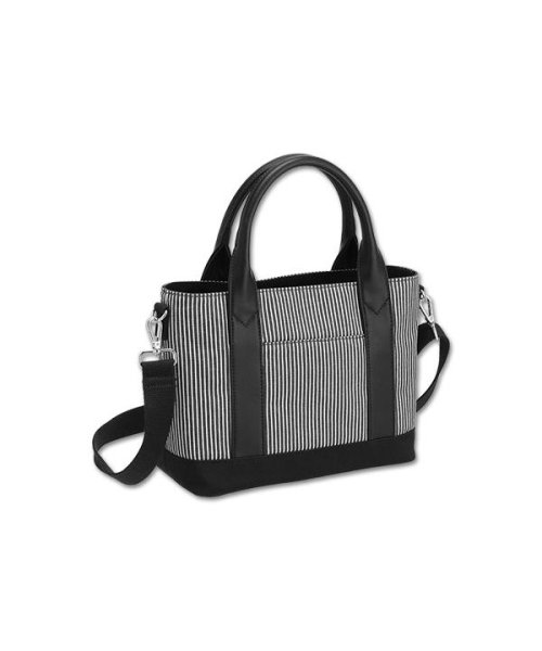 スクエアデイジーパッチ 2WAYミニトート ブラック