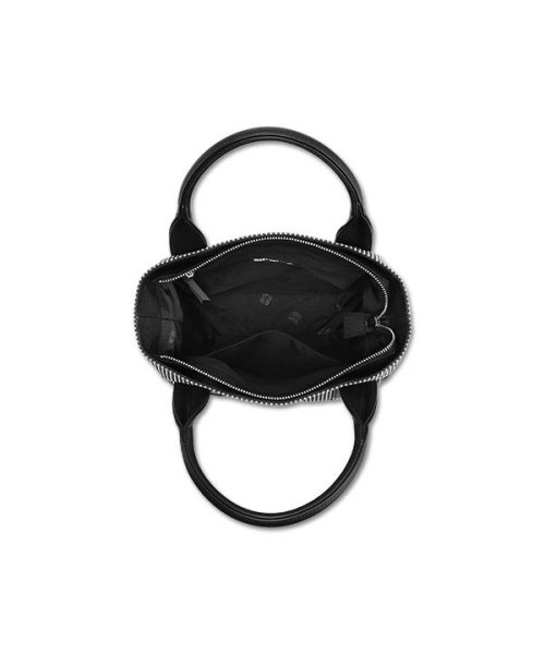 スクエアデイジーパッチ 2WAYミニトート ブラック