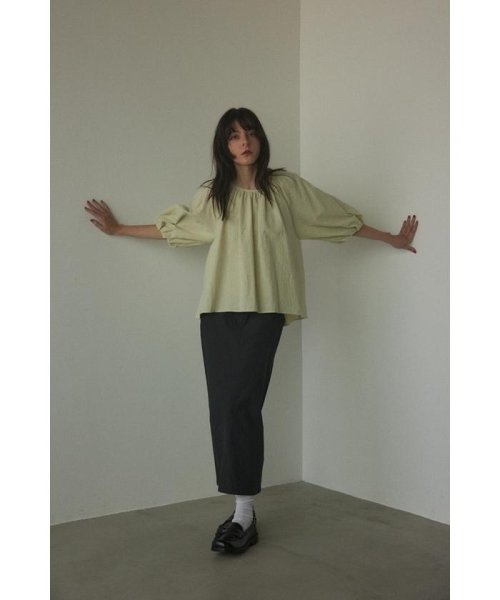 BLACK BY MOUSSY(ブラックバイマウジー)/back open gather blouse/img07