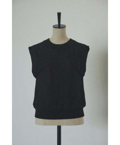 BLACK BY MOUSSY(ブラックバイマウジー)/back button knit tops/img16