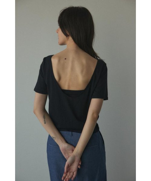 BLACK BY MOUSSY(ブラックバイマウジー)/back open t－shirt/img09
