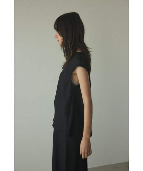 BLACK BY MOUSSY(ブラックバイマウジー)/vneck mesh tops/img10