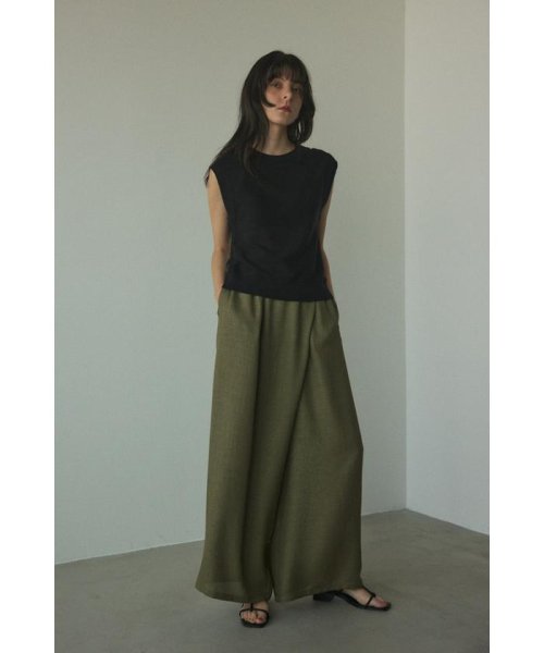 BLACK BY MOUSSY(ブラックバイマウジー)/mesh relax pants/img20