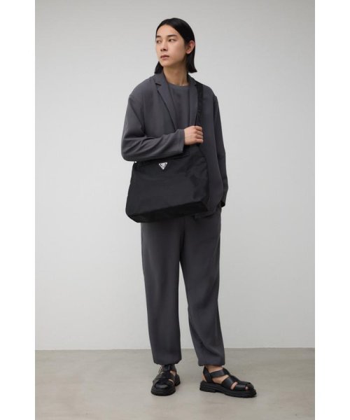 セール】ロゴプレート高密度ナイロンショルダーバッグ(506176339  