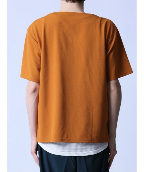 semanticdesign(セマンティックデザイン)/KAITEKI+ キーネック半袖Tシャツ&タンクトップ アンサンブル/img06
