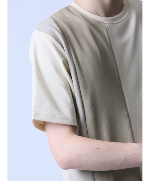 semanticdesign(セマンティックデザイン)/KAITEKI+ 縦切替 クルーネック半袖Tシャツ/img09