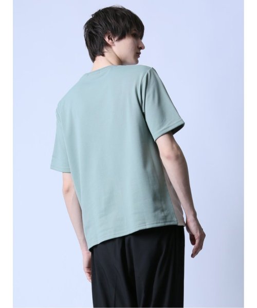 semanticdesign(セマンティックデザイン)/KAITEKI+ 縦切替 クルーネック半袖Tシャツ/img19