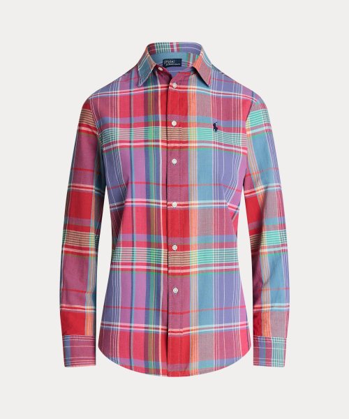 リラックスド フィット チェック コットン シャツ Cotton TM