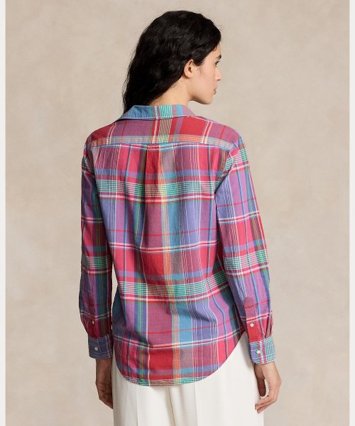 リラックスド フィット チェック コットン シャツ Cotton TM