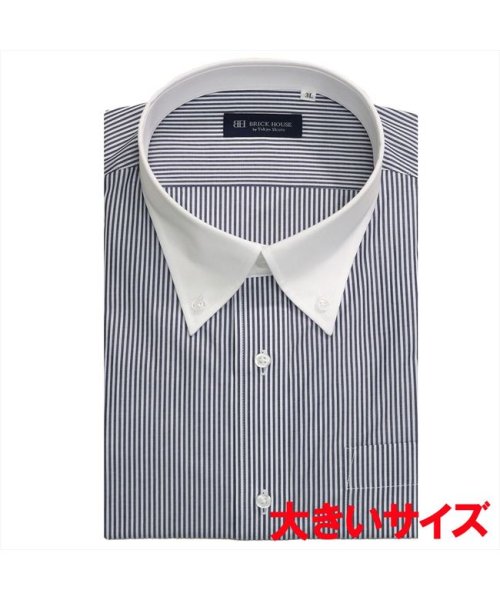 TOKYO SHIRTS(TOKYO SHIRTS)/【大きいサイズ】 ボタンダウン 半袖 形態安定 ワイシャツ/img02