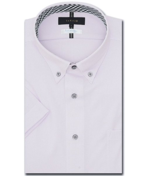 TAKA-Q(タカキュー)/アイスカプセル スタンダードフィット ボタンダウン半袖ニットシャツ/img02