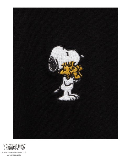 MAC HOUSE(kid's)(マックハウス（キッズ）)/PEANUTS SNOOPY ワンポイント刺繍Tシャツ 335157203－A/img02