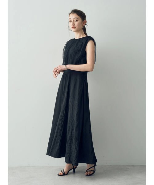 チュールレイヤードワンピース 無し