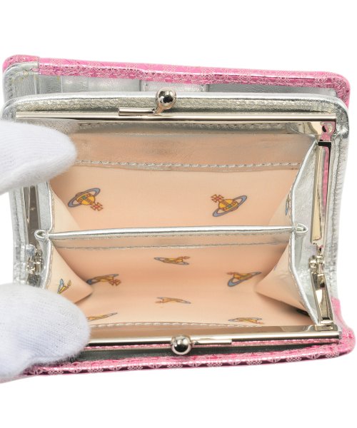 Vivienne Westwood ヴィヴィアン ウエストウッド 2つ折り財布 51010020U L005B G406 Vivienne Westwood ウエストウッド 2つ折り財布 51010020U L005B ORB オーブ ピンク PINK