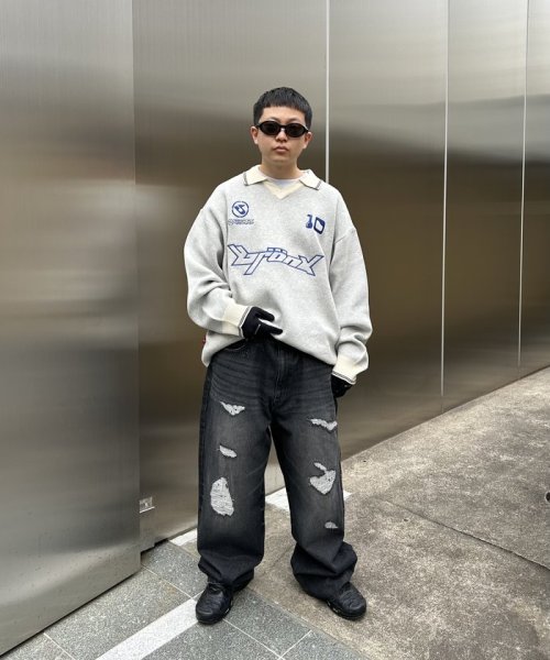 PAL OUTLET(パル　アウトレット)/【WHO'S WHO gallery】BRONXサッカーニット/img09