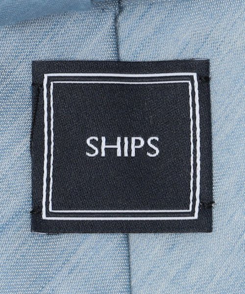 SHIPS MEN(シップス　メン)/SHIPS: リネン シルク 無地 ネクタイ/img02