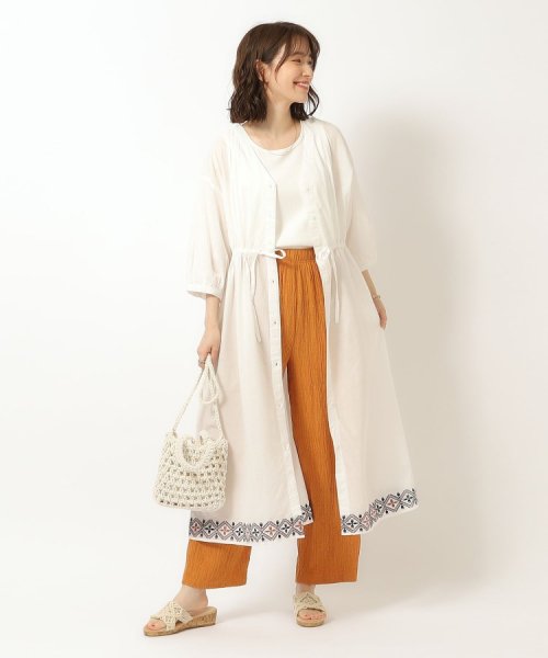 SHOO・LA・RUE(シューラルー)/さらりと着こなす インド綿 裾刺繍ワンピース/img05