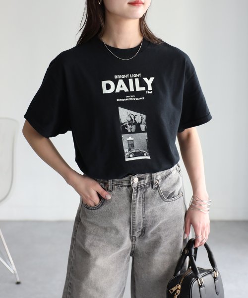 Riberry(リベリー)/DAILYフォトプリント半袖Tシャツ/img07