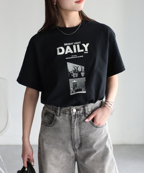 Riberry(リベリー)/DAILYフォトプリント半袖Tシャツ/img14