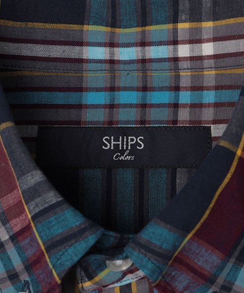 SHIPS Colors  MEN(シップスカラーズ　メン)/SHIPS Colors:マドラスチェック ボタンダウン ショートスリーブ シャツ/img05