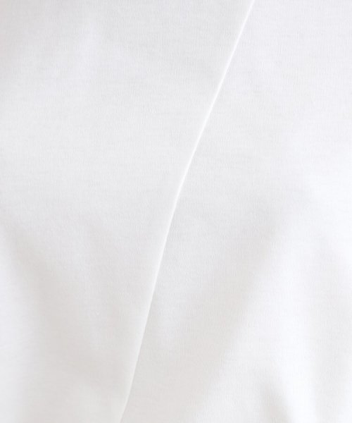 INDIVI(インディヴィ)/【洗える／コットン100％】アシメヘムデザインTシャツ/img05