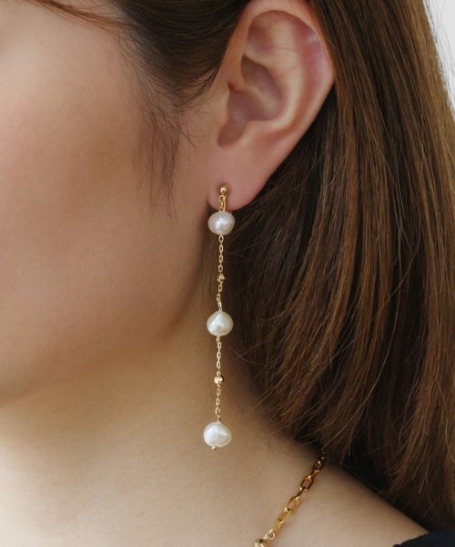 TOCCA(TOCCA)/PEARL STATION EARRINGS イヤリング/img01