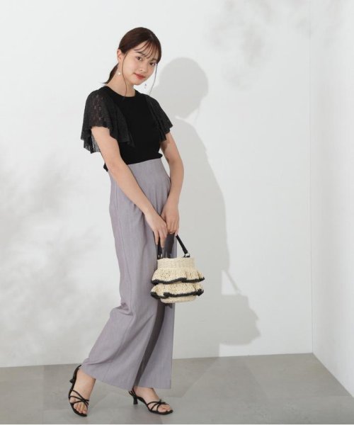 ベアペプラムパンツセットアップ 