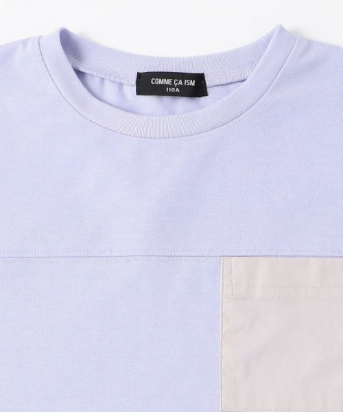 COMME CA ISM KIDS(コムサイズム（キッズ）)/速乾 胸ポケット バックロゴ 半袖Tシャツ/img08
