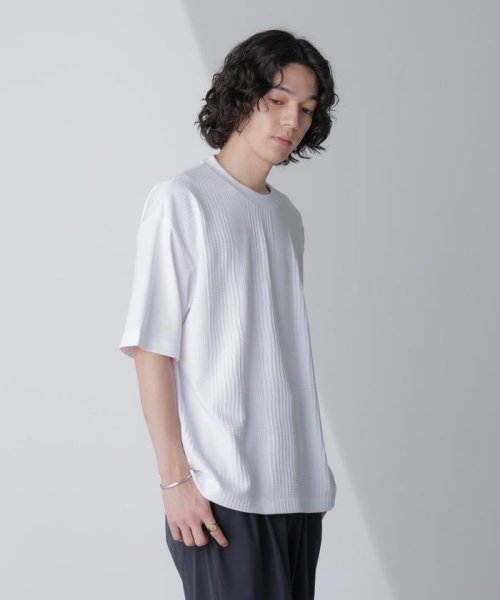 nano・universe(ナノ・ユニバース)/リンクスジャガードコンビTシャツ 半袖/img12