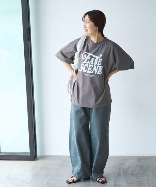 coen(coen)/【WEB限定】ロゴプリントビッグTシャツ/img14