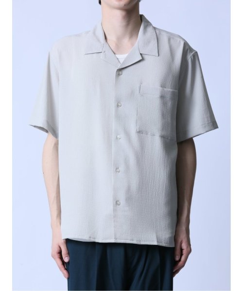 semanticdesign(セマンティックデザイン)/吸水速乾 アムンゼン オープンカラー半袖シャツ/img05