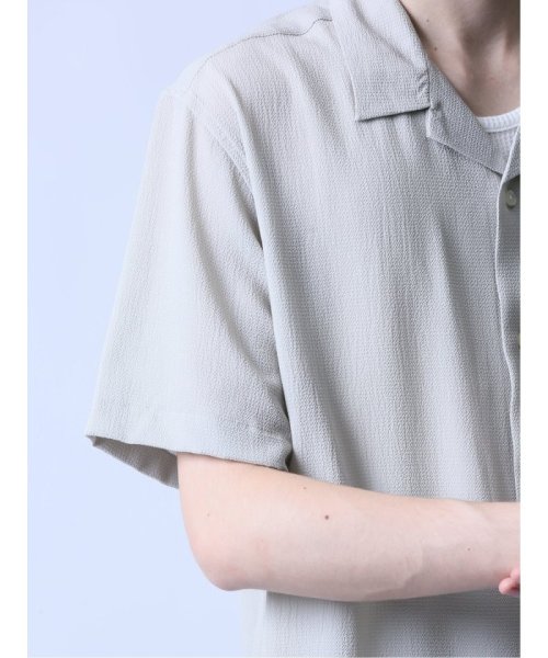 semanticdesign(セマンティックデザイン)/吸水速乾 アムンゼン オープンカラー半袖シャツ/img09