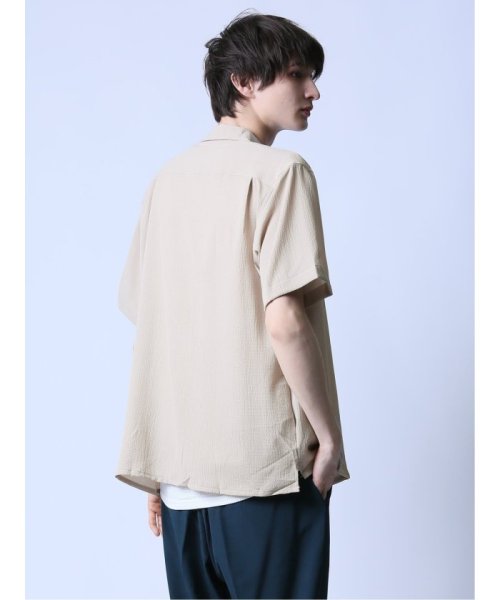 semanticdesign(セマンティックデザイン)/吸水速乾 アムンゼン オープンカラー半袖シャツ/img11